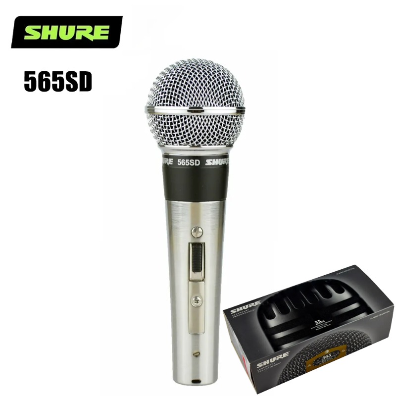 Shure Mic Mv7 - Shure SM58 565SD Klassisches Dynamisches Kabelmikrofon