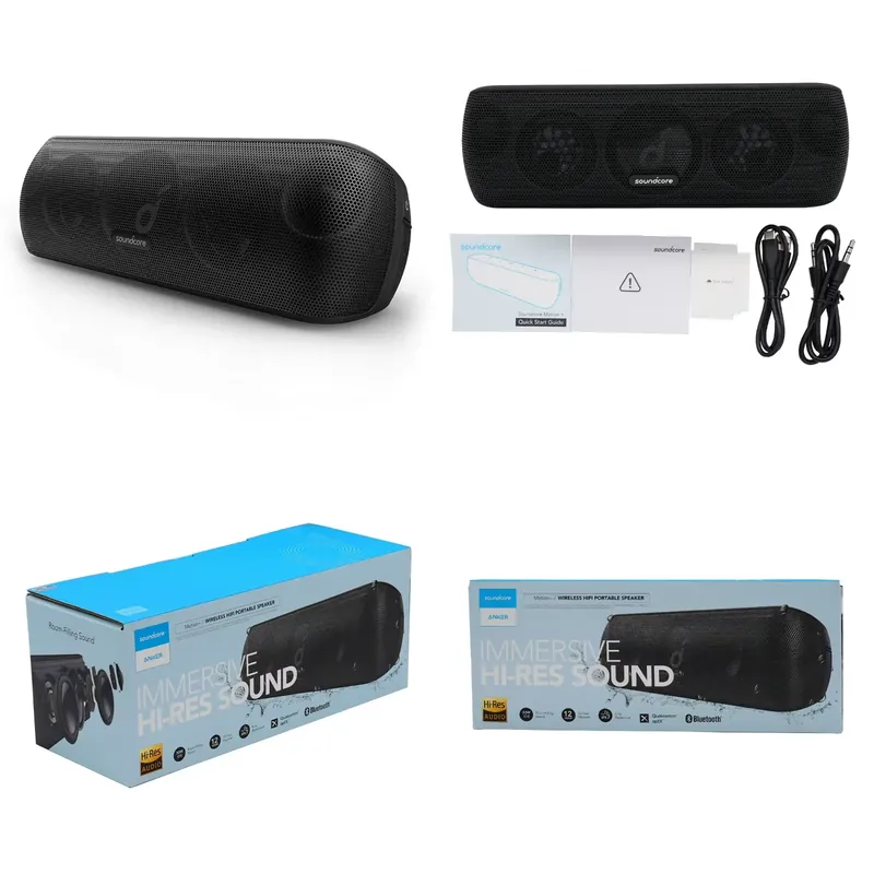 Anker Speaker Soundcore Motion+ - Original Anker Soundcore Motion+ Bluetooth-Lautsprecher Kabelloser
