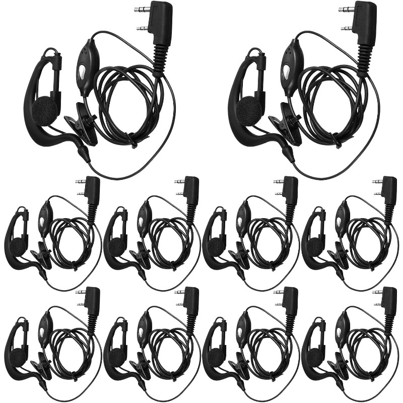 10 Stück Walkie-Talkie-Ohrhöre – Wired Earphone Mic Bewertung und Preis