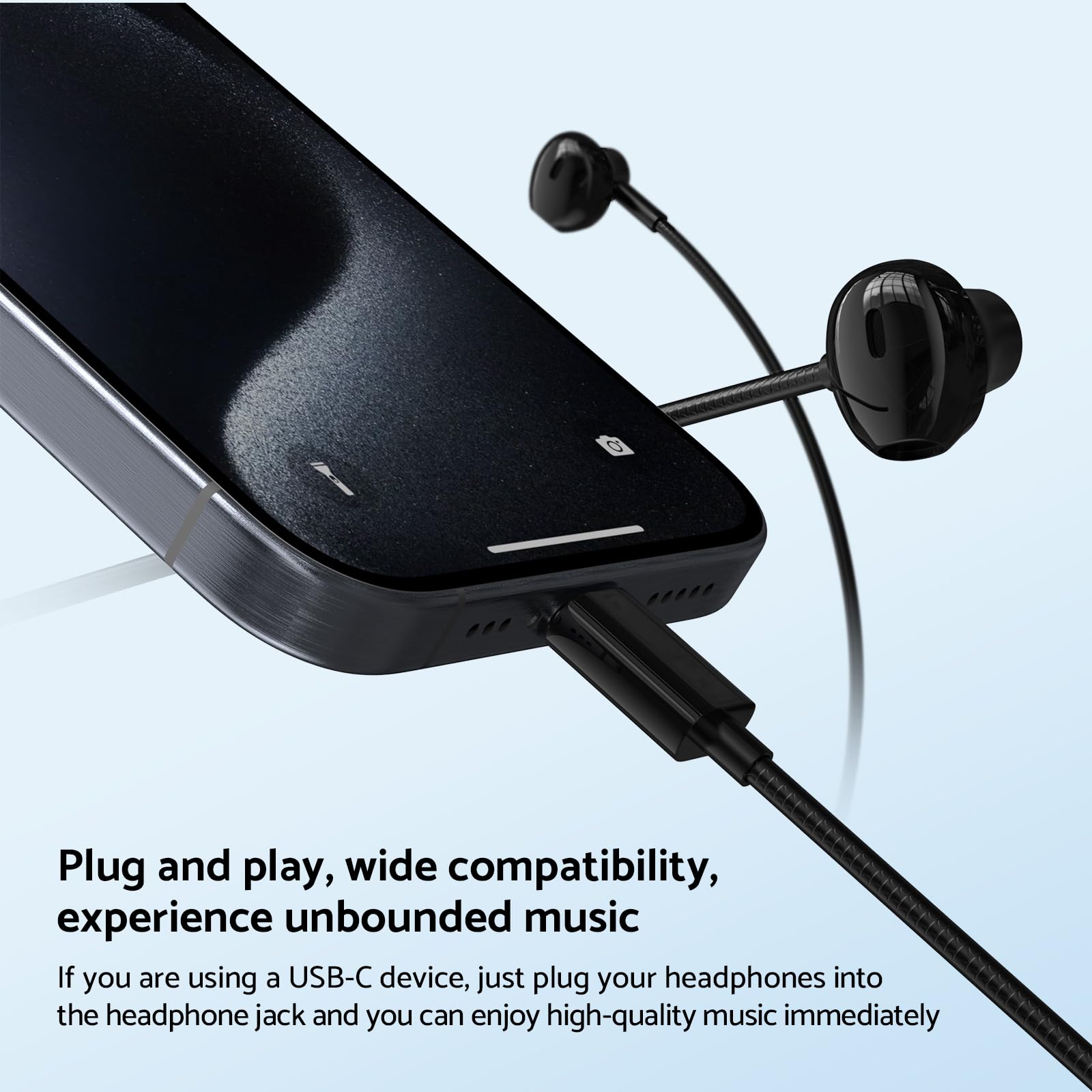 Typ C 3,5mm HIFI Stereo Verdra – Wired Earphone Mic Bewertung und Preis