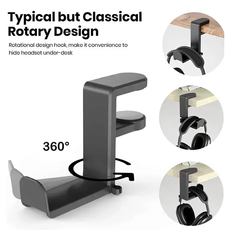 Universeller Desktop 360 °   D – Headphone Stand Desk Bewertung und Preis