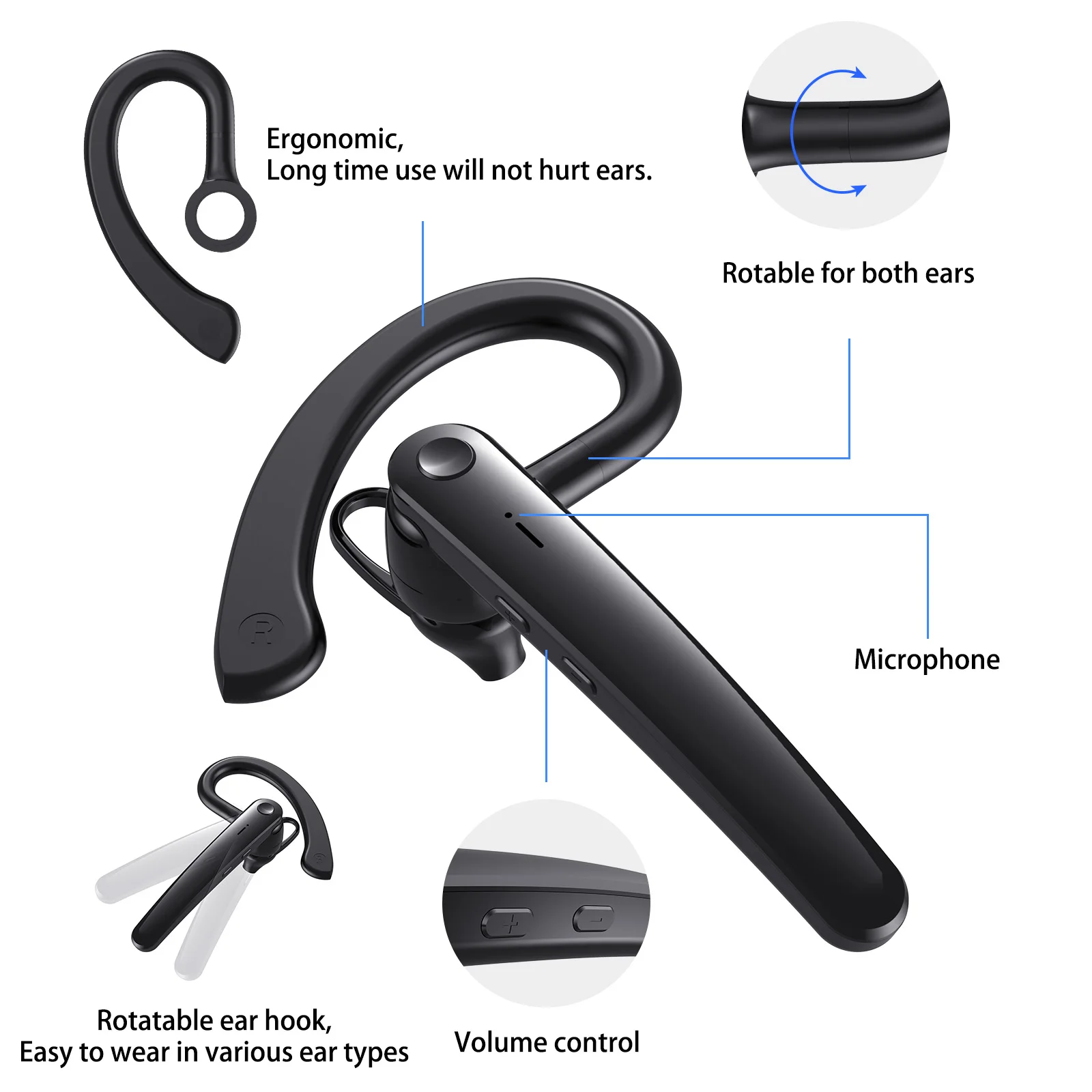 Drahtlose Bluetooth-Kopfhörer  – Noise Cancelling Headphone Bewertung und Preis